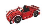 3D dřevěné puzzle - Červený kabriolet - 3D a 4D puzzle 3D dřevěné puzzle - Červený kabriolet