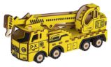 3D Dřevěné puzzle: Jeřábový vůz - 3D a 4D puzzle 3D Dřevěné puzzle: Jeřábový vůz