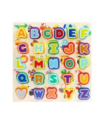 Puzzle Písmena a zvířata, dřevěné Puzzle Písmena a zvířata, dřevěné