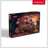 Puzzle 3D LED - Queen Anne's Revenge 293 dílků - 3D a 4D puzzle Puzzle 3D LED - Queen Anne´s Revenge 293 dílků