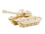 Dřevěné 3D puzzle - Tank - 3D a 4D puzzle Dřevěné 3D puzzle - Tank