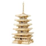 Puzzle 3D Pětipatrová pagoda/275 dílků,