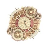 Puzzle 3D Nástěnné hodiny Zodiac 168 dílků, dřevěné