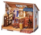 3D Dřevěná skládačka: Miniatura domečku - Kouzelnický krámek