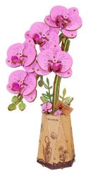 3D Dřevěná skládačka: Fialová orchidej - 3D a 4D puzzle 3D Dřevěná skládačka: Fialová orchidej