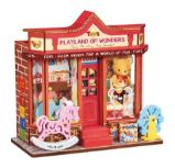 3D dřevěná skládačka Miniatura domečku mini Hračkářství - 3D a 4D puzzle 3D dřevěná skládačka Miniatura domečku mini Hračkářství