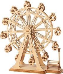 Dřevěné 3D puzzle - Kolotoč Dřevěné 3D puzzle - Kolotoč