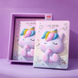 Squishy zápisník Jednorožec - Bloky, zápisníky Notebook Pevná vazba UNICORN 128 stran