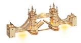 Puzzle 3D Tower Bridge/113 dílků, svítíc - 3D a 4D puzzle Puzzle 3D Tower Bridge 113 dílků, svítící, dřevěné