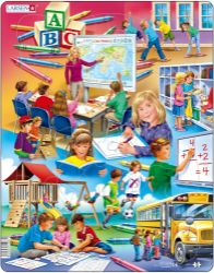 Puzzle MAXI - Zpátky do školy/33 dílků
