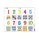 Puzzle MAXI - Počítání pro nejmenší s čísly/10 dílků - Puzzle pro nejmenší Puzzle MAXI - Počítání pro nejmenší s čísly/10 dílků