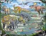 Puzzle MAXI - Dinosauři/65 dílků - Dětské puzzle Puzzle MAXI - Dinosauři/65 dílků