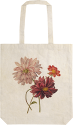 Látková taška Dahlias - Home deco Látková taška Dahlias