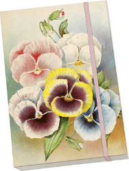 Notýsek Pastel Spring Pansy - Bloky, zápisníky Notýsek Pastel Spring Pansy