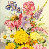Papírový ubrousek Summer Bouquets - Home deco Papírový ubrousek Summer Bouquets