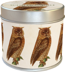 Vonná svíčka v plechové dóze Forest Animals Owl Vonná svíčka v plechové dóze Forest Animals Owl