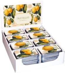 Pastilky v plechové dóze Lemons - Home deco Pastilky v plechové dóze Lemons