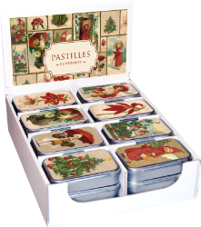 Pastilky v plechové dóze Christmas Collage