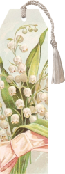 Knižní záložka Pastel Spring Lily Of The Valley - Záložky Knižní záložka Pastel Spring Lily Of The Valley