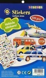 Playbox Velká sada samolepek - Vozidla 570 ks - Dárky Playbox Velká sada samolepek - Vozidla 570 ks
