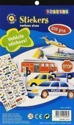 Playbox Velká sada samolepek - Vozidla 570 ks Playbox Velká sada samolepek - Vozidla 570 ks