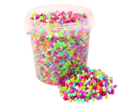 Zažehlovací korálky v kbelíku 5000 ks - happy mellow - Kreativní sady a materiály Zažehlovací korálky v kbelíku 5000 ks - happy mellow