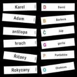 Abeceda - kartičky se slovy - Jitka Rubínová - Český jazyk pro 1. stupeň ZŠ Abeceda - kartičky se slovy