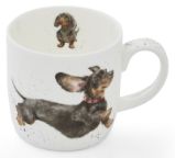 Porcelánový hrnek Wrendale Designs "That Friday Feeling", 0,31 l - Jezevčík