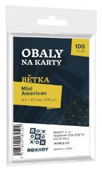 Obaly na karty: Bětka (Mini American) 44 x 67 mm Obaly na karty: Bětka (Mini American) 44 x 67 mm
