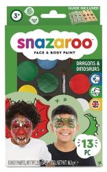 Snazaroo Obličejové barvy sada/Drak, Dino - Barvy a tuše Snazaroo Obličejové barvy sada/Drak, Dino