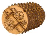 Hlavolam - Kryptos - Cryptex Wooden Kit - Hlavolamy Hlavolam - Kryptos - Cryptex Wooden Kit