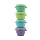 Silikonové kelímky na potraviny Snap&Go 118 ml - 4ks Silikonové kelímky na potraviny Snap&Go 118 ml - 4ks