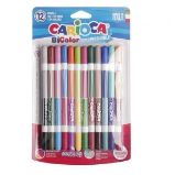 CARIOCA oboustranné fixy BiColor sada 12ks - Fixy CARIOCA oboustranné fixy BiColor sada 12ks
