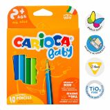 Carioca pastelky trojhranné Baby - 10 ks - Pastelky Carioca pastelky trojhranné Baby - 10 ks