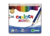 CARIOCA akvarelové pastelky v plechové krabičce 24 ks