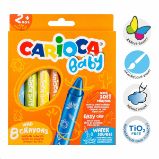 Carioca voskovky Baby Wild - 8 ks - Voskovky Carioca voskovky Baby Wild - 8 ks