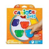 CARIOCA dětské voskovky Teddy Crayons 6 ks - Voskovky CARIOCA dětské voskovky Teddy Crayons 6 ks