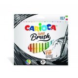 CARIOCA štětcová pera Super Brush 20 ks CARIOCA štětcová pera Super Brush 20 ks