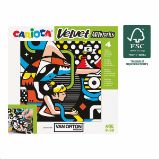 Carioca sametové omalovánky VAN ORTON Street - 4 ks - Kreativní sady a materiály Carioca sametové omalovánky VAN ORTON Street - 4 ks