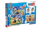 Edukit Disney Paw Patrol 4v1 (pexeso, 48 + 30 puzzle, 6 kostek) - Karetní hry Pexeso Edukit Disney Paw Patrol 4v1 (pexeso, 48 + 30 puzzle, 6 kostek)