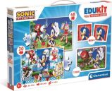 Edukit Sonic 4v1 (pexeso, 48 + 30 puzzle, 6 kostek) Edukit Sonic 4v1 (pexeso, 48 + 30 puzzle, 6 kostek)