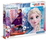 Clementoni Puzzle Jewels - Frozen 2, 104 dílků Clementoni Puzzle Jewels - Frozen 2, 104 dílků