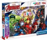 Clementoni Puzzle Briliant - Marvel 104 dílků - Dětské puzzle Clementoni Puzzle Briliant - Marvel 104 dílků