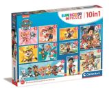 Puzzle Tlapková patrola 10v1 Puzzle Tlapková patrola 10v1