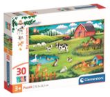 Puzzle Zvířecí farma 30 dílků - Dětské puzzle Puzzle Zvířecí farma 30 dílků