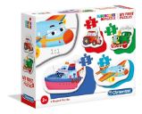 Puzzle Dopravní prostředky 4v1 (2,3,4,5 dílků) Puzzle Dopravní prostředky 4v1 (2,3,4,5 dílků)