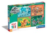 Puzzle Jurský svět 4v1 (12+16+20+24 dílků)