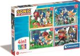 Puzzle Sonic 4v1 (12+16+20+24 dílků) - Puzzle Puzzle Sonic 4v1