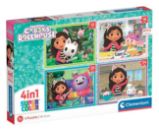 Puzzle Gábinin kouzelný domek 4v1 (12+16+20+24 dílků)