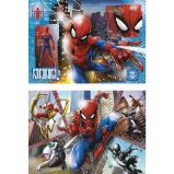 Puzzle Supercolor 2x60, Spider - man